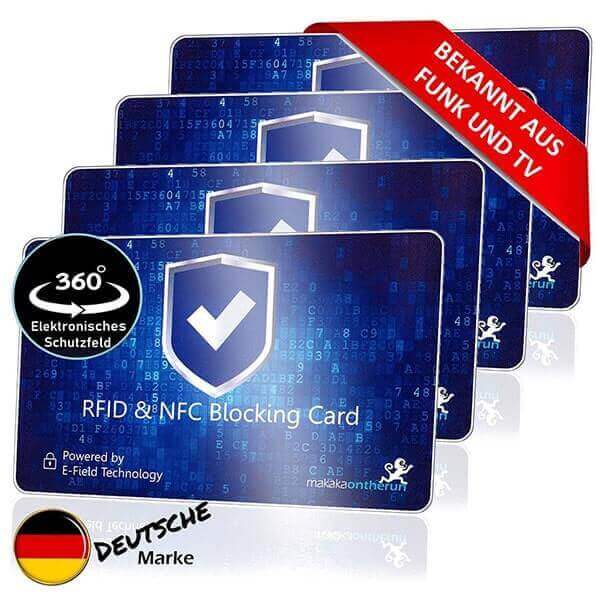 RFID NFC Blocker Karte | DEKRA-geprüft - MakakaOnTheRun
