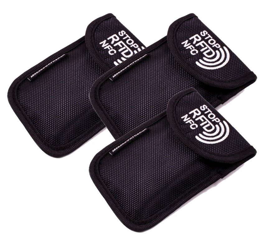 KeySafe Case Autoschlüssel-Etui (Keyless-Go Blocker) 3 Stk - MakakaOnTheRun RFID NFC Blocker & Anti Spy Produkte