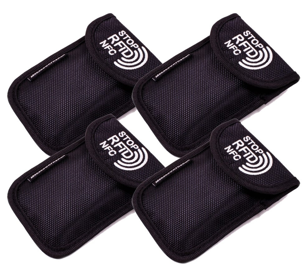 KeySafe Case Autoschlüssel-Etui (Keyless-Go Blocker) 4 STK - MakakaOnTheRun RFID NFC Blocker & Anti Spy Produkte