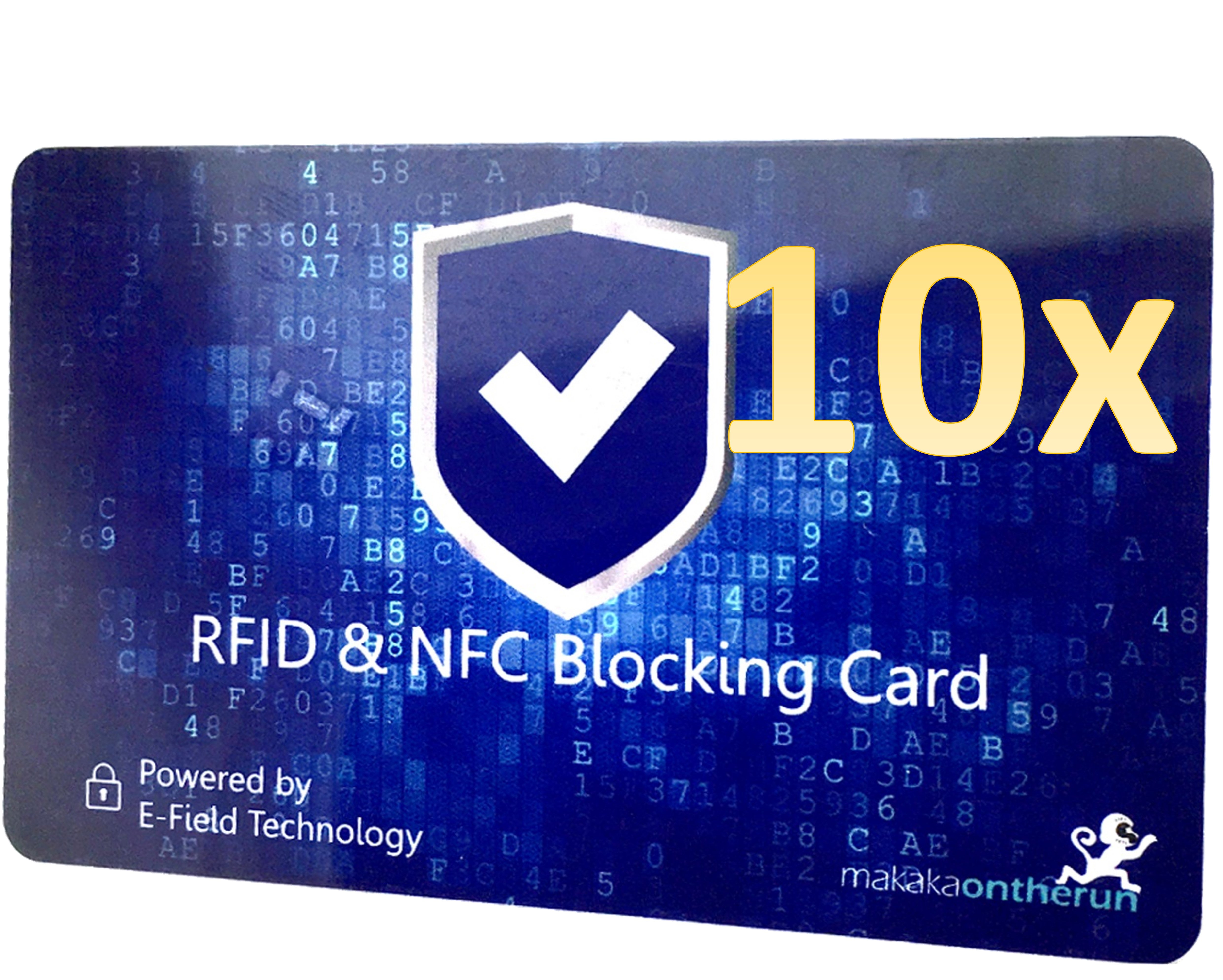 RFID NFC Blocker Karte | DEKRA-geprüft - MakakaOnTheRun RFID Blocker Schutz