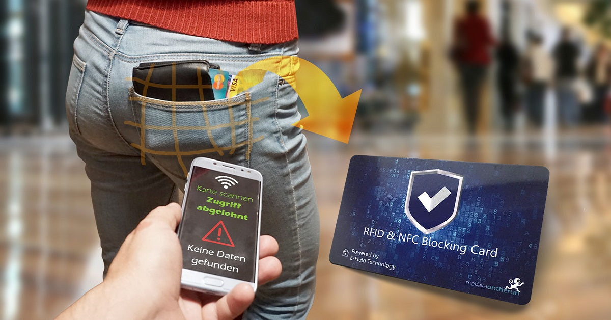 Benötigt man eine oder zwei Blocker Karten in der Geldtasche? -  MakakaOnTheRun RFID Blocker Schutz