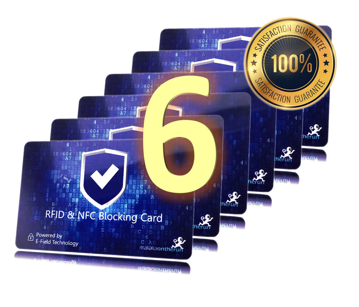 RFID NFC Blocker Karte | DEKRA-geprüft - MakakaOnTheRun RFID Blocker Schutz