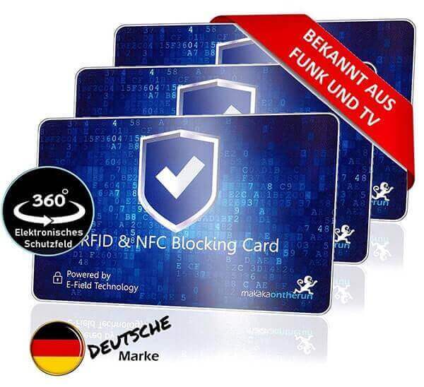 RFID NFC Blocker Karte | DEKRA-geprüft - MakakaOnTheRun