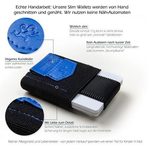 Slim Wallet &quot;Pull-Tab&quot; - MakakaOnTheRun