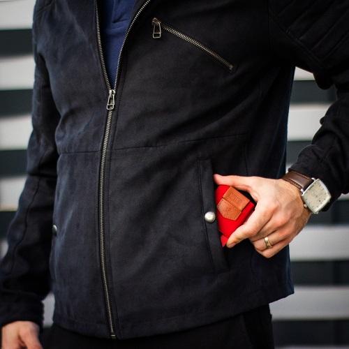 Slim Wallet &quot;Pull-Tab&quot; - MakakaOnTheRun