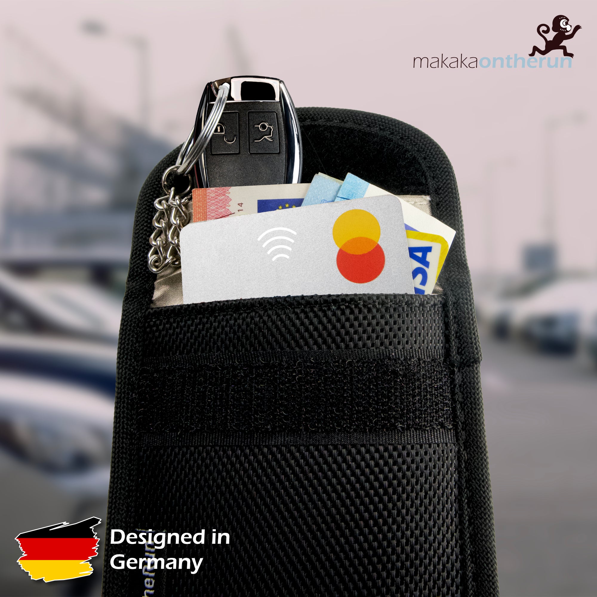 KeySafe Case Autoschlüssel-Etui (Keyless-Go Blocker) - MakakaOnTheRun ...