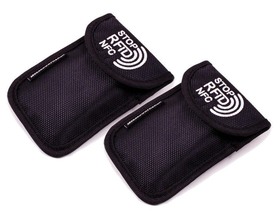 KeySafe Case Autoschlüssel-Etui (Keyless-Go Blocker) 2 Stk - MakakaOnTheRun RFID NFC Blocker & Anti Spy Produkte 
