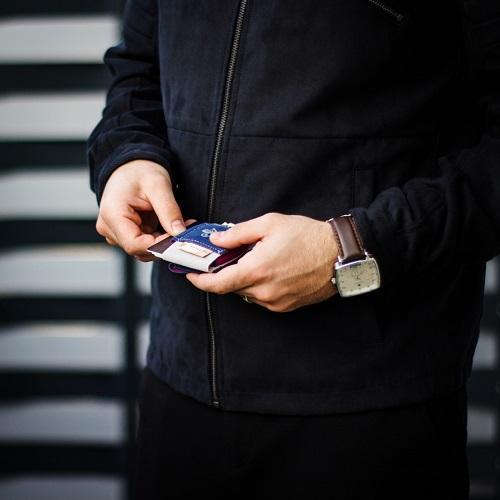 MakakaOnTheRun® &quot;Triple Slim Wallet&quot; | 3 Kartenfächer | Mit und ohne Münzfach - MakakaOnTheRun