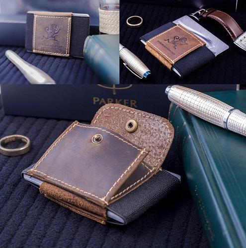MakakaOnTheRun® &quot;Triple Slim Wallet&quot; | 3 Kartenfächer | Mit und ohne Münzfach - MakakaOnTheRun