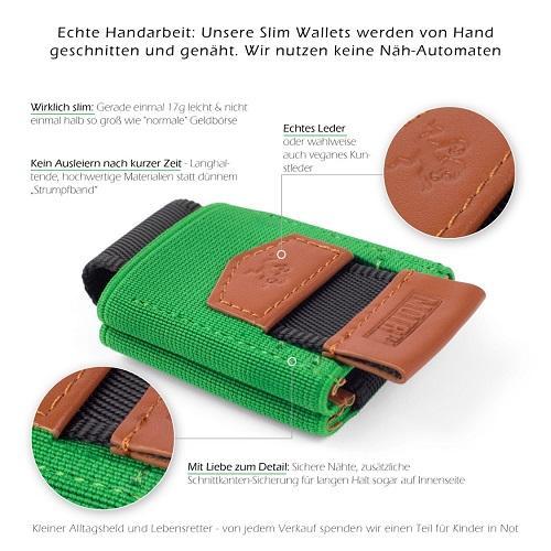 Slim Wallet &quot;Pull-Tab&quot; - MakakaOnTheRun