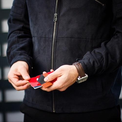 Slim Wallet &quot;Pull-Tab&quot; - MakakaOnTheRun