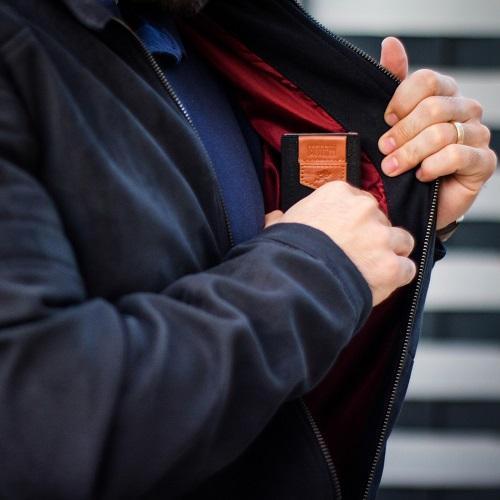 Slim Wallet &quot;Pull-Tab&quot; - MakakaOnTheRun