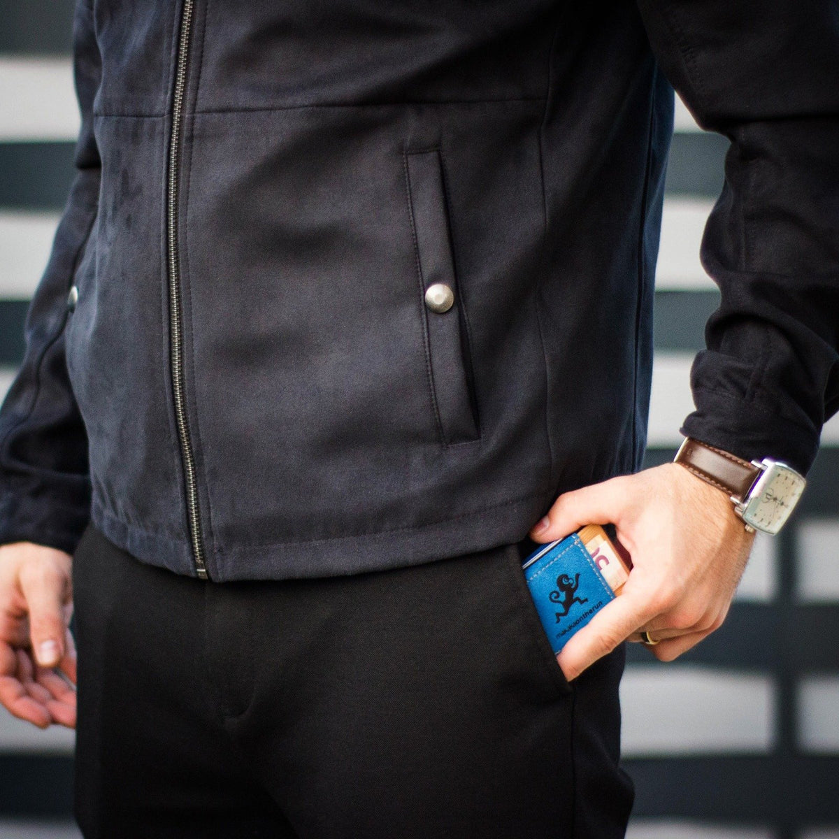 MakakaOnTheRun® &quot;Triple Slim Wallet&quot; | 3 Kartenfächer | Mit und ohne Münzfach - MakakaOnTheRun