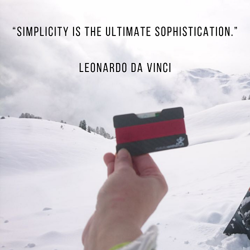 Carbon Slim Wallet - MakakaOnTheRun