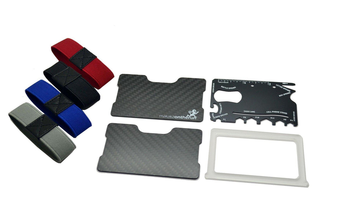 Carbon Slim Wallet - MakakaOnTheRun