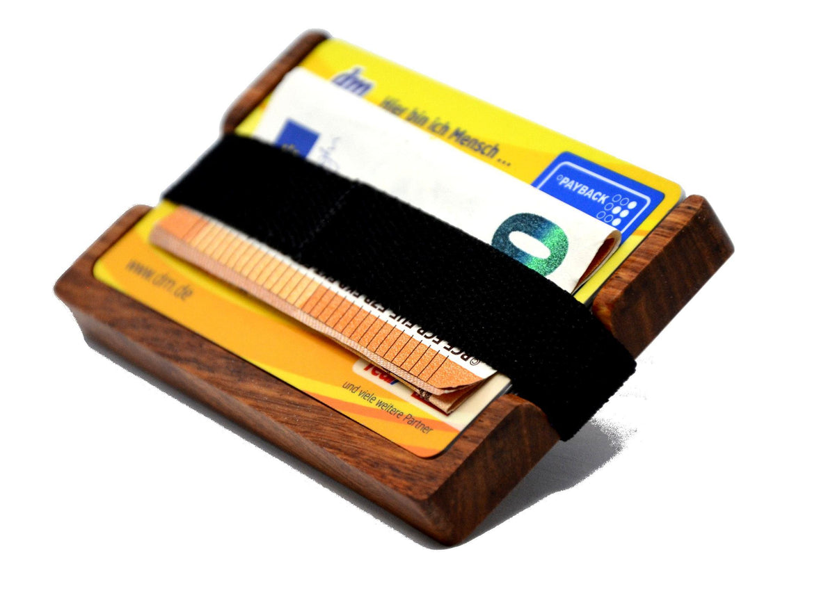 MakakaOnTheRun® Wood Slim Wallet | Jedes Stück ein Unikat - MakakaOnTheRun