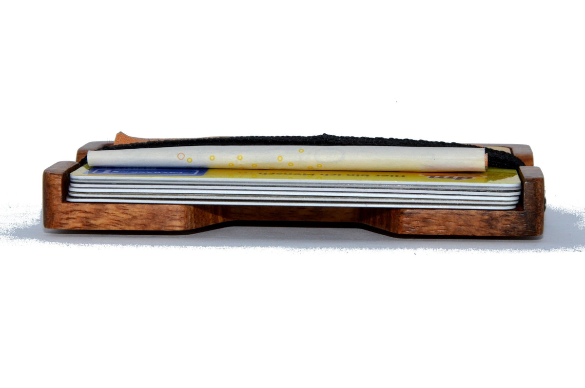 MakakaOnTheRun® Wood Slim Wallet | Jedes Stück ein Unikat - MakakaOnTheRun