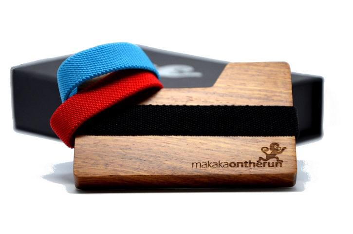 MakakaOnTheRun® Wood Slim Wallet | Jedes Stück ein Unikat - MakakaOnTheRun