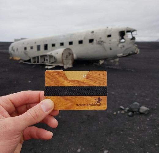 MakakaOnTheRun® Wood Slim Wallet | Jedes Stück ein Unikat - MakakaOnTheRun
