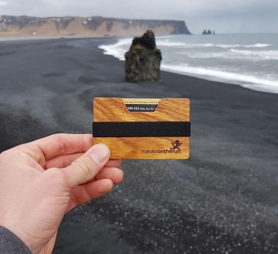 MakakaOnTheRun® Wood Slim Wallet | Jedes Stück ein Unikat - MakakaOnTheRun