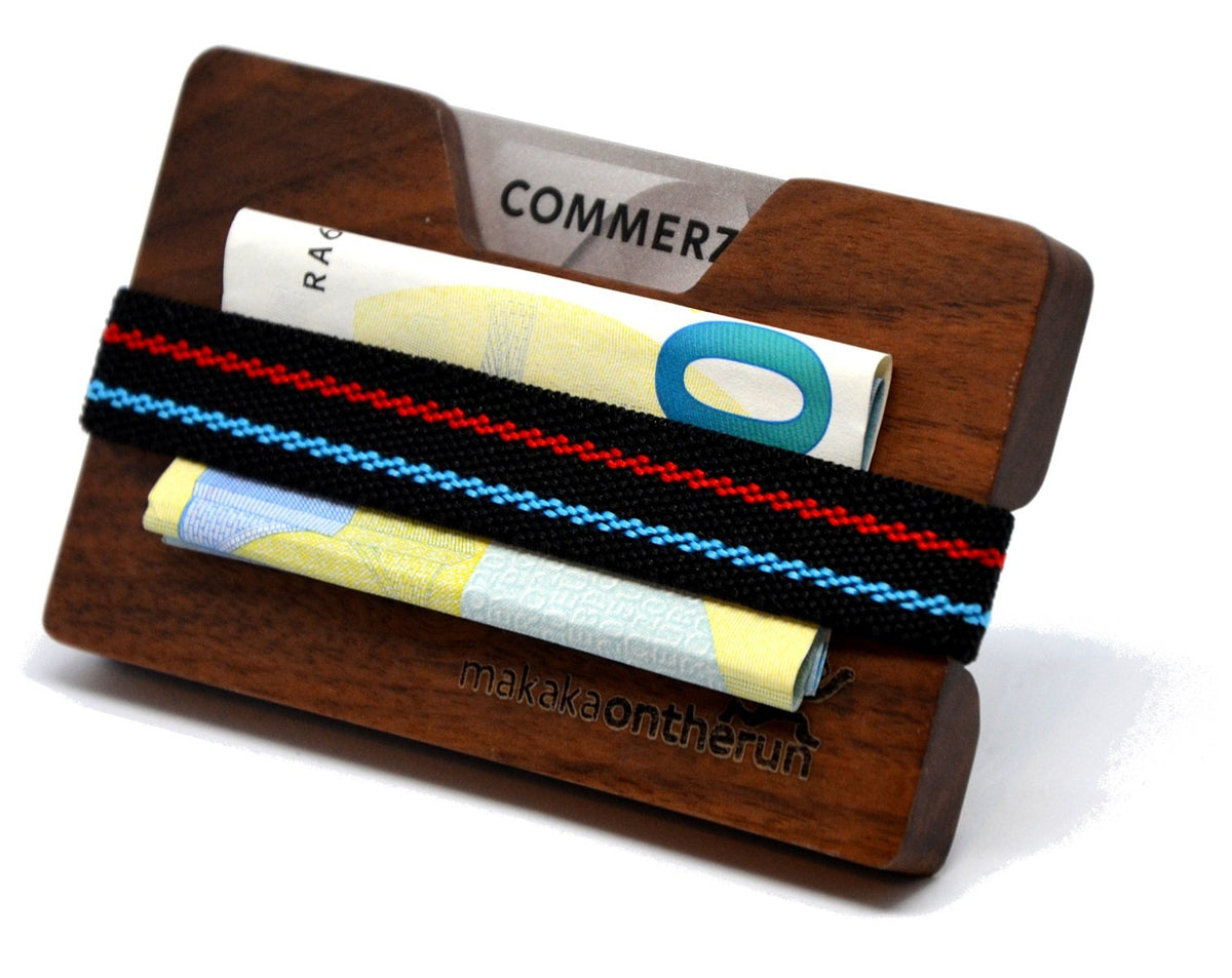 MakakaOnTheRun® Wood Slim Wallet | Jedes Stück ein Unikat - MakakaOnTheRun