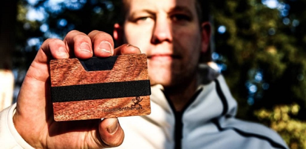 MakakaOnTheRun® Wood Slim Wallet | Jedes Stück ein Unikat - MakakaOnTheRun