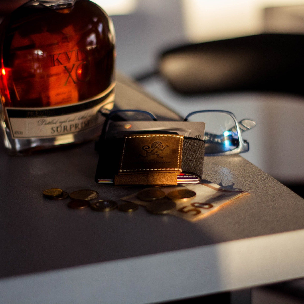 MakakaOnTheRun® &quot;Triple Slim Wallet&quot; | 3 Kartenfächer | Mit und ohne Münzfach - MakakaOnTheRun