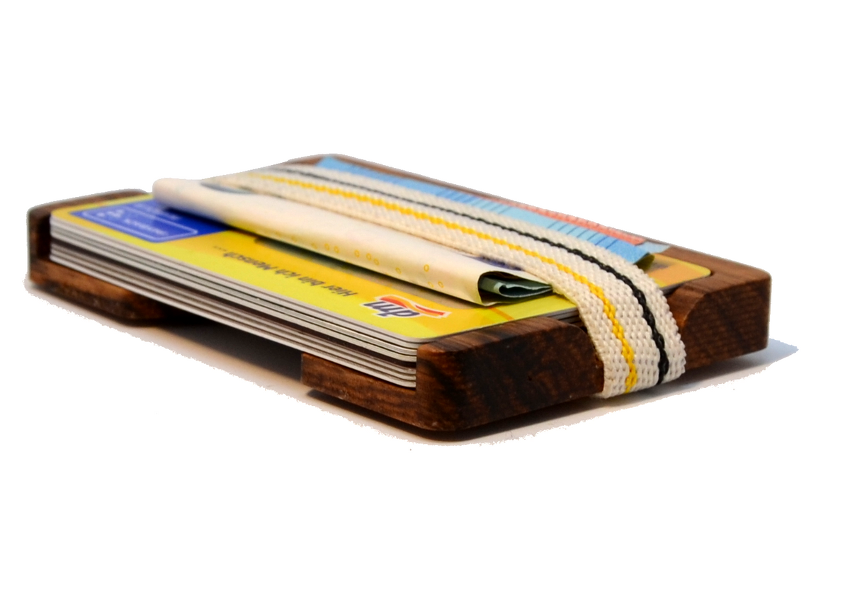 MakakaOnTheRun® Wood Slim Wallet | Jedes Stück ein Unikat - MakakaOnTheRun
